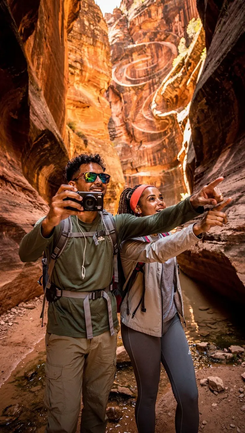 Путешественник с рюкзаком исследует живописную тропу в горах.